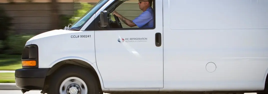 KIC Refrigeration service vehicle serving Greece area